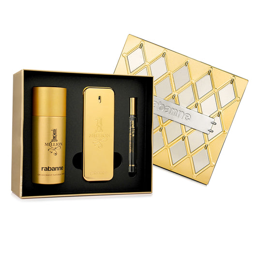 SET 1 MILLION EDT 100ML + DESODORANTE 150ML + PERFUMERO 10ML
