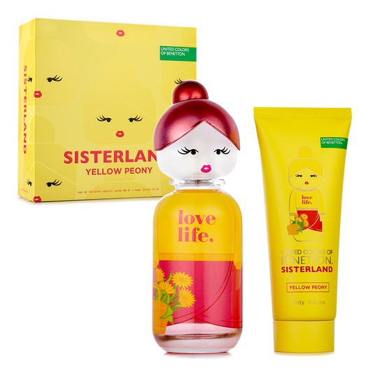 SISTERLAND YELLOW PEONY EDT 80ML + CREMA CORPORAL 75ML