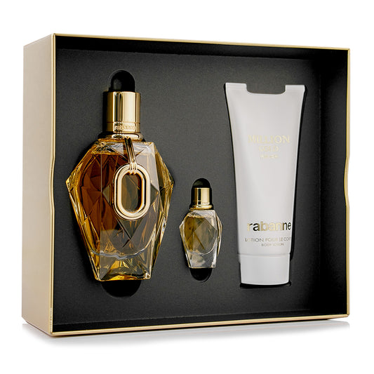 SET MILLION GOLD EDP 90ML + CREMA CORPORAL 100ML + REPLICA 5ML