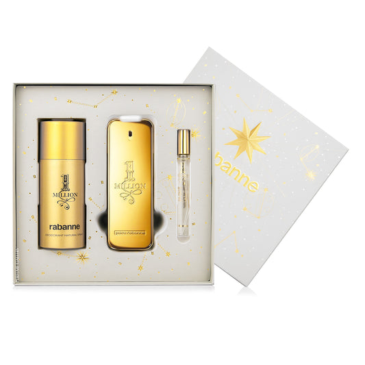 SET 1 MILLION EDT 100ML + DESODORANTE 150 ML + PERFUMERO 10ML