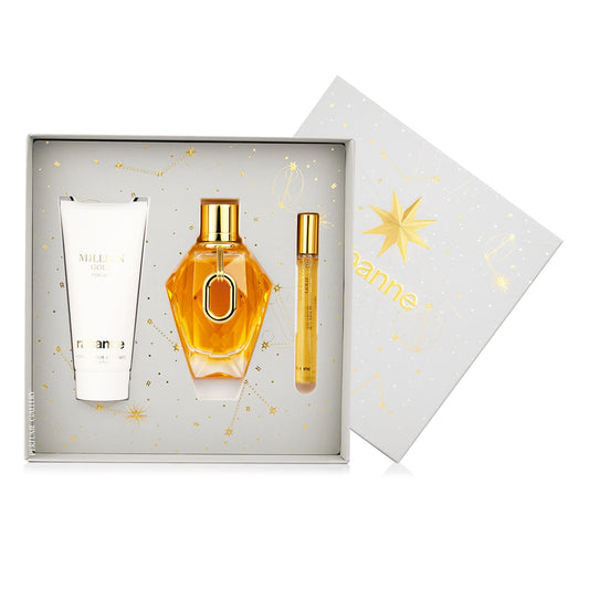 SET MILLION GOLD EDP 90 ML + CREMA CORPORAL 100 ML + PERFUMERO 10ML