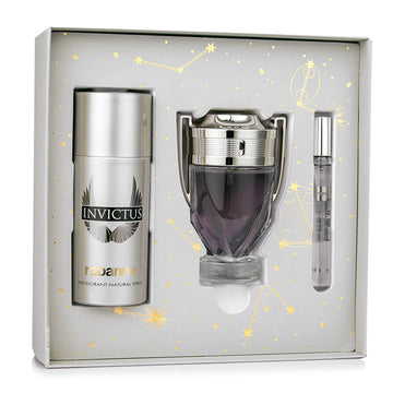 SET INVICTUS EDT 100ML + DESODORANTE 150ML + PERFUMERO 10ML