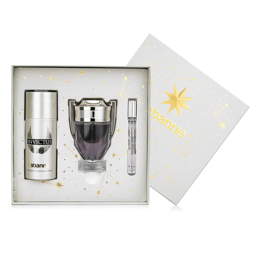 SET INVICTUS EDT 100ML + DESODORANTE 150ML + PERFUMERO 10ML