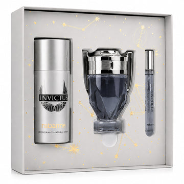 SET INVICTUS EDT 100ML + DESODORANTE 150ML + PERFUMERO 10ML
