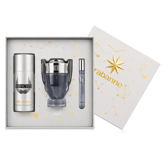SET INVICTUS EDT 100ML + DESODORANTE 150ML + PERFUMERO 10ML