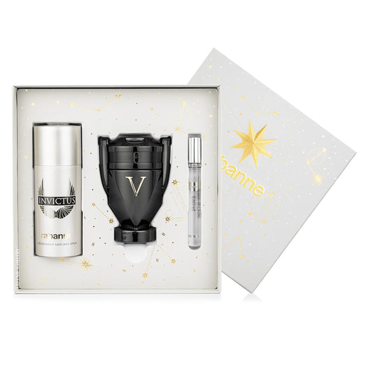 SET INVICTUS VICTORY ELIXIR PARFUM 100ML + DESODORANTE INVICTUS + PERFUMERO 10ML