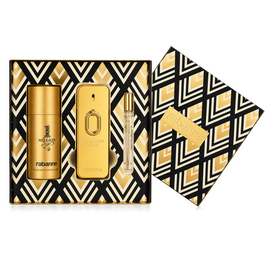 SET 1 MILLION GOLD EDP 100ML + DESODORANTE 150ML + PERFUMERO 10ML