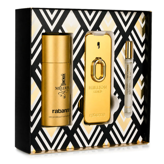 SET 1 MILLION GOLD EDP 100ML + DESODORANTE 150ML + PERFUMERO 10ML