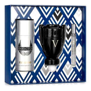 SET INVICTUS VICTORY ELIXIR PARFUM 100ML + DESODORANTE 150ML + PERFUMERO