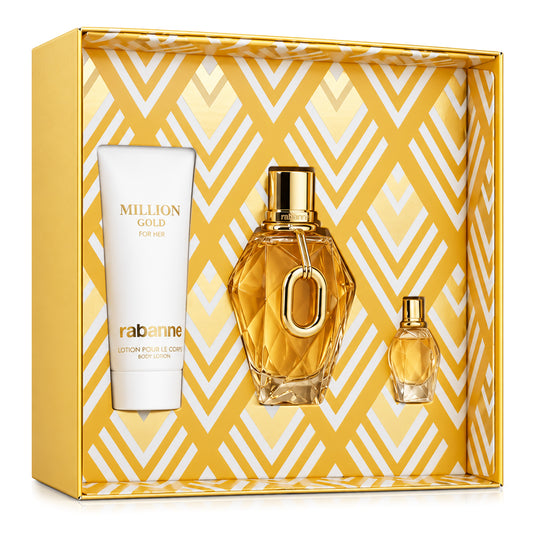 SET MILLION GOLD FOR HER EDP 90 ML + CREMA CORPORAL 100 ML + REPLICA