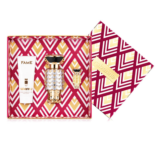 SET FAME EDP 80 ML + CREMA CORPORAL 100 ML + REPLICA 4 ML