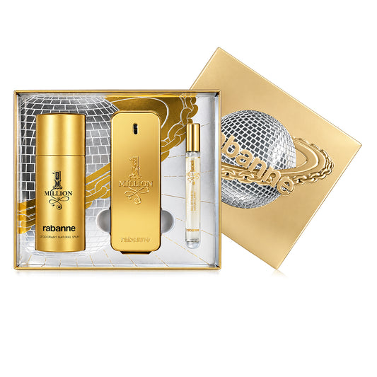 SET 1 MILLION EDT 100 ML + DESODORANTE 150 ML + PERFUMERO 10 ML