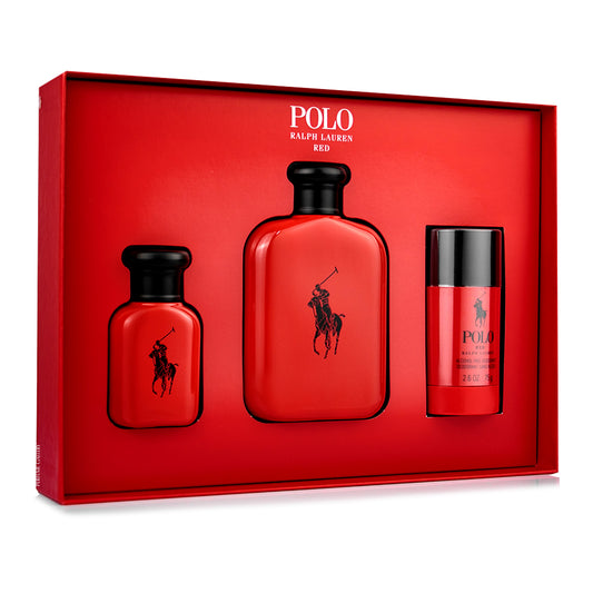 POLO RED EDT 125 ML + DESODORANTE 75 G + POLO RED EDT 40ML