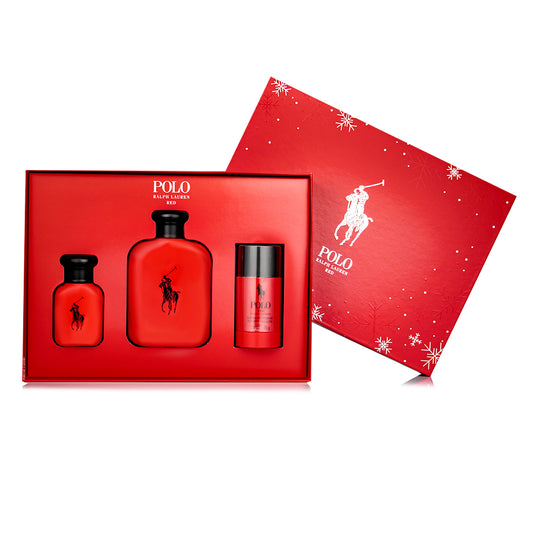 POLO RED EDT 125 ML + DESODORANTE 75 G + POLO RED EDT 40ML