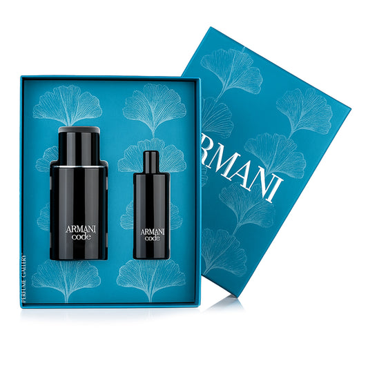 SET ARMANI CODE PARFUM 75ML + REPLICA 15ML