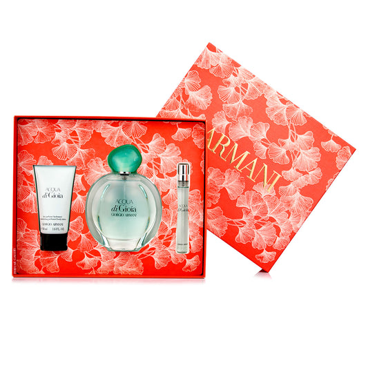 SET ACQUA DI GIOIA EDP 100ML + CREMA CORPORAL 50ML + PERFUMERO 10ML