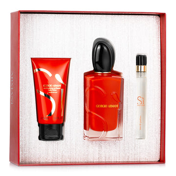 SET SI PASSIONE EDP 100ML + CREMA CORPORAL 50 ML + PERFUMERO 10ML