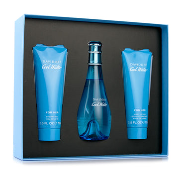 Set Cool Water EDT 100ml + Crema Corporal 75ml + Shower Gel 75ml