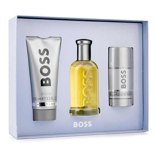 HUGO BOSS BOTTLED EDT 100ML + GEL DE DUCHA 100ML + DESODORANTE 75G