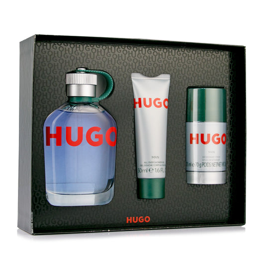 SET HUGO BOSS MAN EDT 125ML + DESODORANTE 75 ML + GEL DE DUCHA 50ML