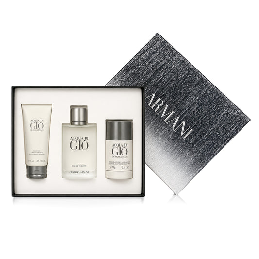 SET ACQUA DI GIO EDT 100ML + GEL DE DUCHA 75ML + DESODORANTE 75 GR