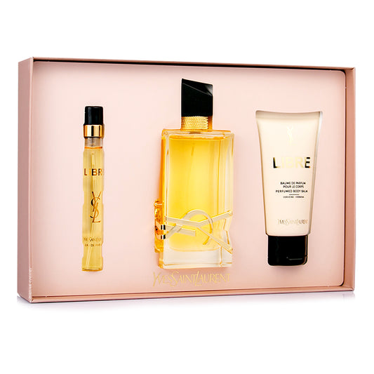 SET LIBRE EDP 90ML + CREMA CORPORAL 50 ML + PERFUMERO 10ML