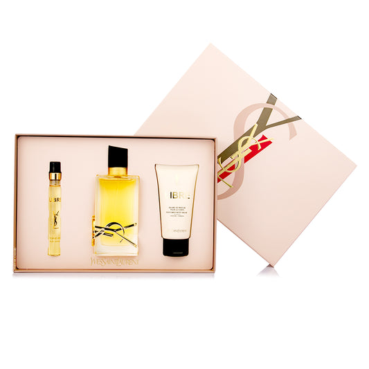 SET LIBRE EDP 90ML + CREMA CORPORAL 50 ML + PERFUMERO 10ML