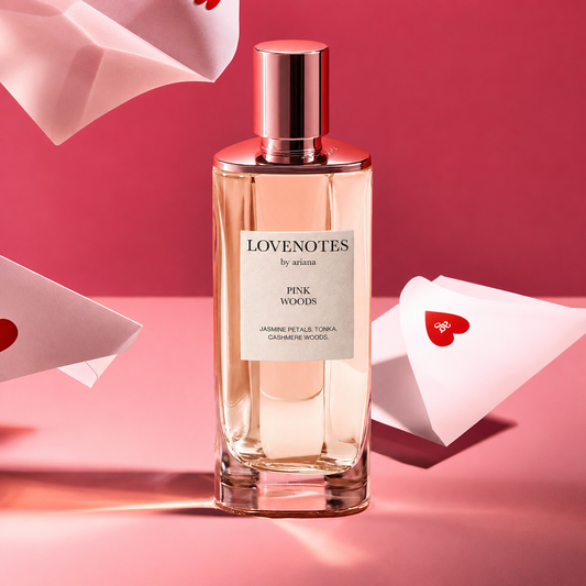 SET ARIANA GRANDE LOVE NOTES PINK WOODS EDP 125 ML + REPLICA 7.5 ML + VELA AROMÁTICA