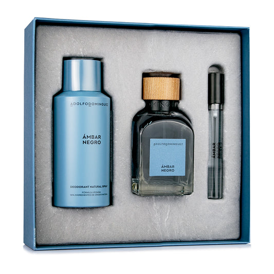 ÁMBAR NEGRO EDT 120ML + DESODORANTE 150ML + PERFUMERO 10ML