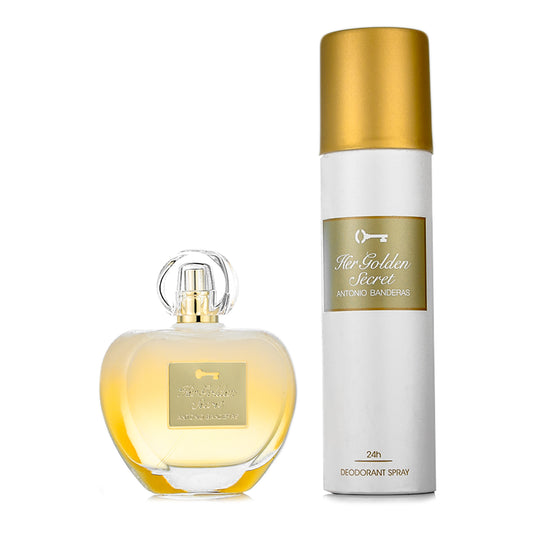 HER GOLDEN SECRET EDT 80ML + DESODORANTE 150ML