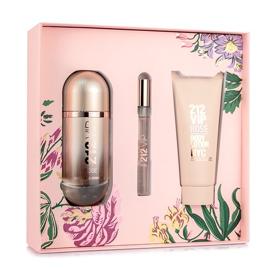 212 VIP ROSÉ EDP 80ML + CREMA CORPORAL 100ML + PERFUMERO 10ML