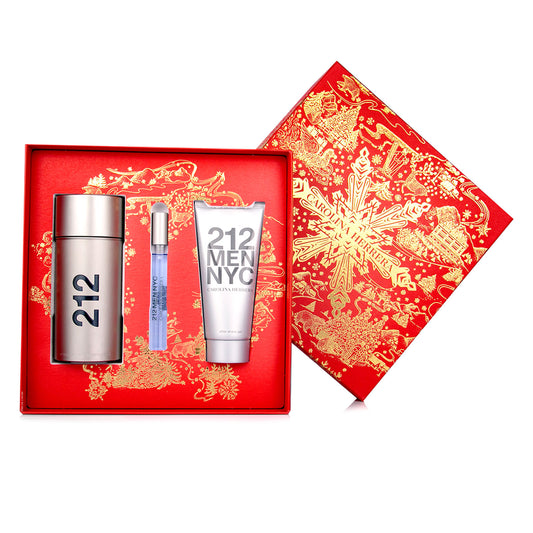 212 EDT 100ML + CREMA PARA DESPUES AFEITAR 100ML + PERFUMERO 10ML