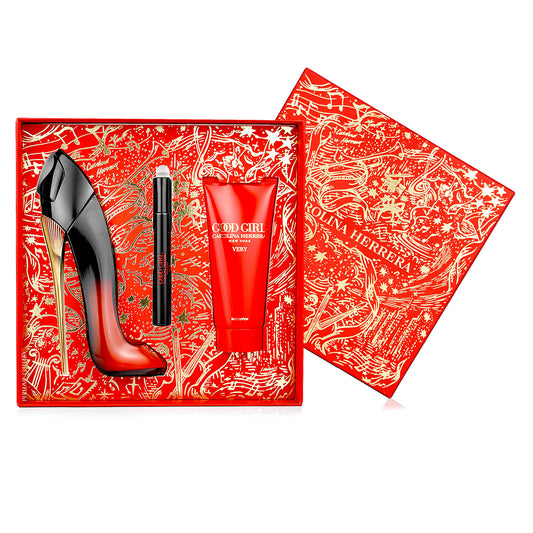 SET VERY GOOD GIRL ELIXIR EDP 80 ML + CREMA CORPORAL 100ML + PERFUMERO 10ML