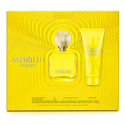 SET SHAKIRA AMARILLO EDP 80ML + CREMA CORPORAL 75ML