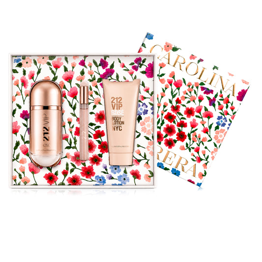 SET 212 VIP ROSÉ EDP 80ML + CREMA CORPORAL 100ML + PERFUMERO 10ML