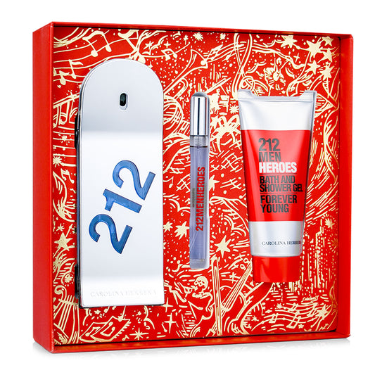 SET 212 HEROES EDT 90ML + GEL DE DUCHA 100ML + PERFUMERO 10ML