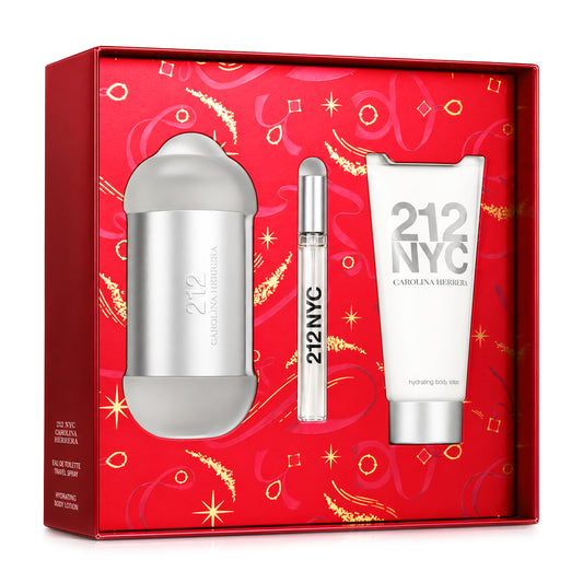 SET 212 EDT 100 ML + CREMA CORPORAL 100 ML + PERFUMERO EDT 10 ML