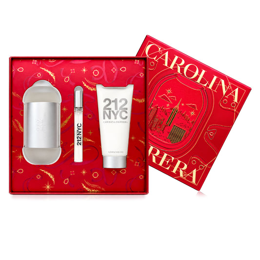 SET 212 EDT 100 ML + CREMA CORPORAL 100 ML + PERFUMERO EDT 10 ML
