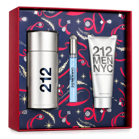 SET 212 MEN EDT 100 ML + BALSAMO AFTER SHAVE 100 ML + PERFUMERO 10 ML