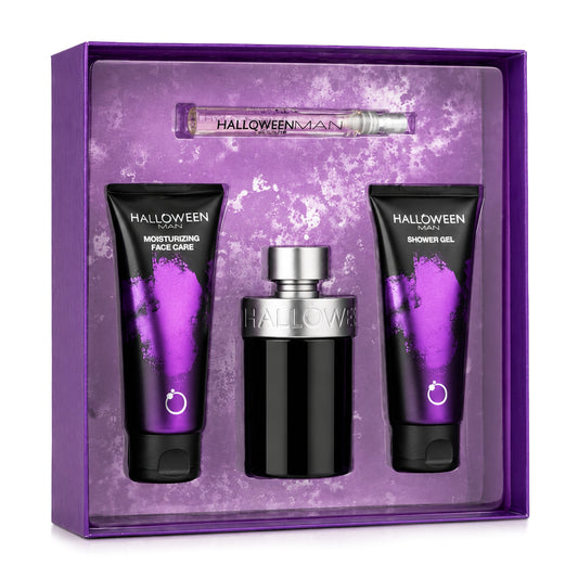 SET HALLOWEEN MAN EDT 125ML + GEL DE DUCHA 100ML + BALSAMO HIDRATANTE 100ML + PERFUMERO 10ML