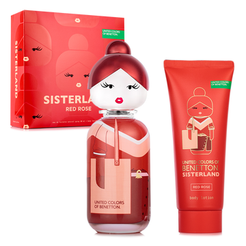 SISTERLAND RED ROSE EDT 80ML + CREMA CORPORAL 75ML