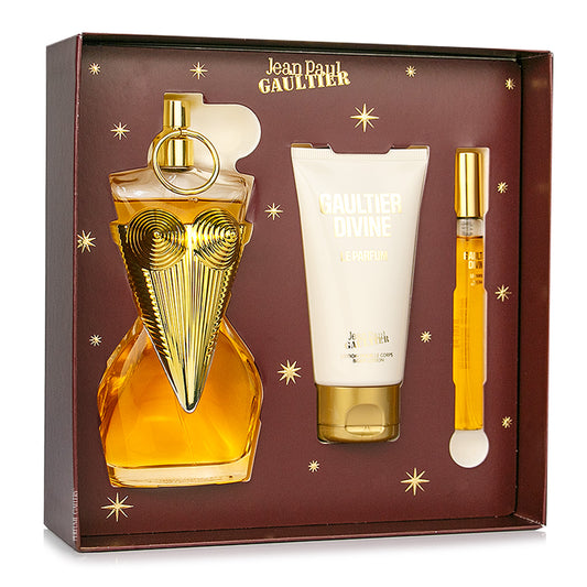 SET JPG DIVINE LE PARFUM 100 ML + CREMA CORPORAL 75 ML + PERFUMERO 10ML