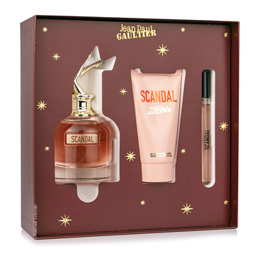 SET SCANDAL EDP 80ML + CREMA CORPORAL 75 ML+ PERFUMERO 10ML