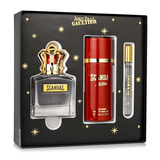 SET SCANDAL EDT 100ML + DESODORANTE  150ML + PERFUMERO