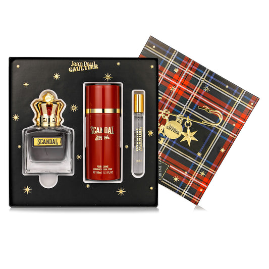 SET SCANDAL EDT 100ML + DESODORANTE  150ML + PERFUMERO