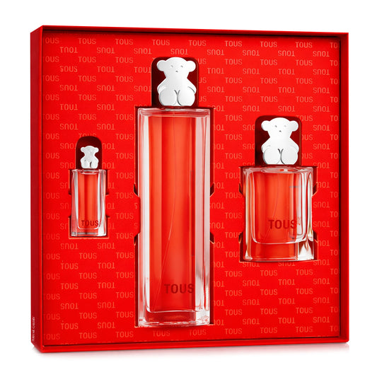SET TOUS EDT 90ML + TOUS EDT 30ML + TOUS EDT 4.5ML