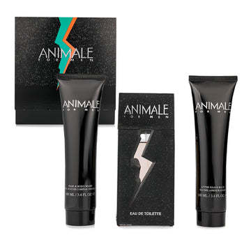 ANIMAL MEN EDT 100ML + BODY WASH + AFTER SHAVE