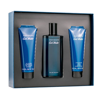 COOL WATER EDT 125ML + SHOWER GEL 75ML + AFTER SHAVE 75ML